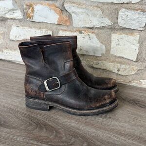 Frye Veronica bootie short leather boots